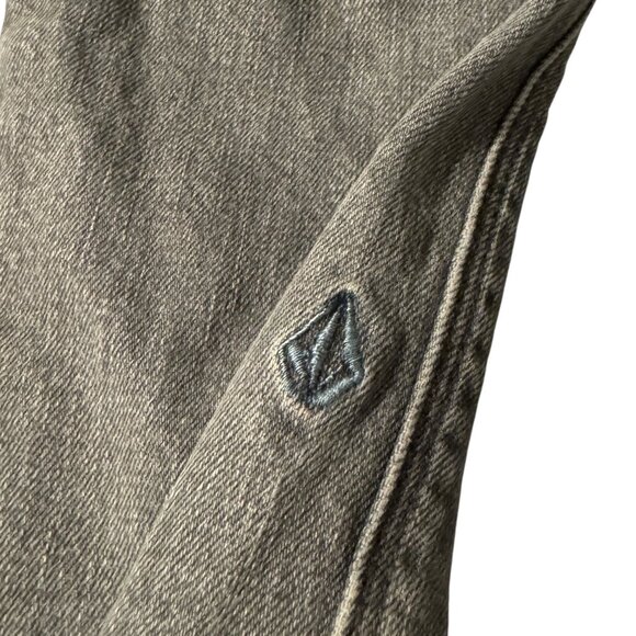 Volcom ~ Kid's Gray Denim Jeans ~ 2x4 Skinny ~ Size 7 - Picture 5 of 5